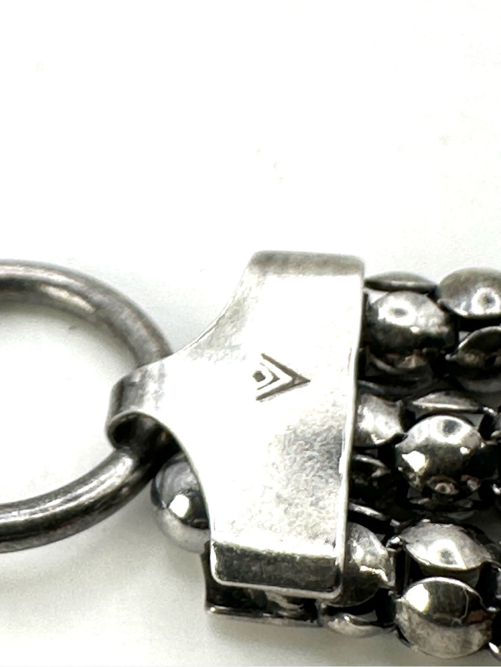 Silpada Retired N1108 Sterling Silver Triple Strand Toggle Necklace 17” to 18” - Picture 7 of 8
